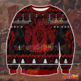 World Of Warcraft 3D Print Ugly Christmas Sweatshirt