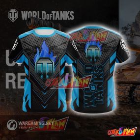 World Of Tanks Blue Cosplay T-shirt