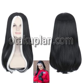 X-men Rogue Black And White Hair Cosplay Wigs