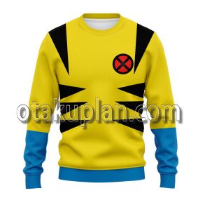 X-Men Wolverine Thick Black Linework Sweatshirt