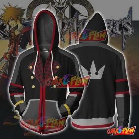 Kingdom Hearts Sora Zip Up Hoodie Jacket