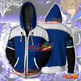 Kingdom Hearts Hoodies - Sora Wisdom Form Zip Up Hoodie Jacket