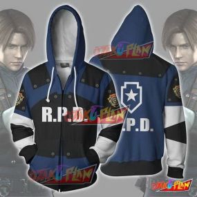 Resident Evil Leon Kennedy RPD Hoodie Jacket