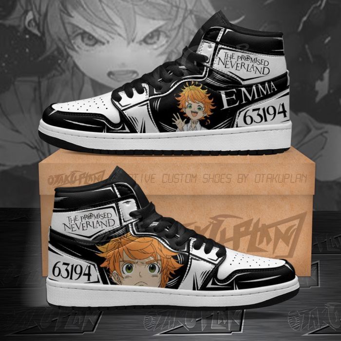 Emma The Promised Neverland Anime Sneakers Shoes