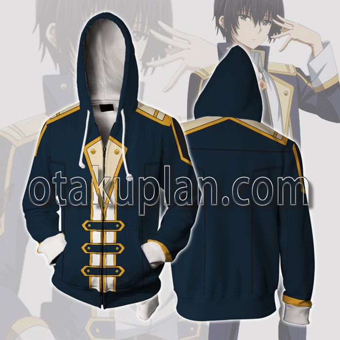 The Eminence in Shadow Cid Kagenou Uniform Cosplay Zip Up Hoodie