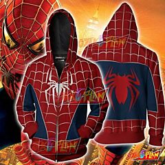 Spider-Man 3 Cosplay Jacket Zip Up Hoodie