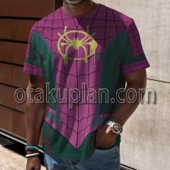 2021 Spider Man Miles Morales Joker Cosplay T-shirt
