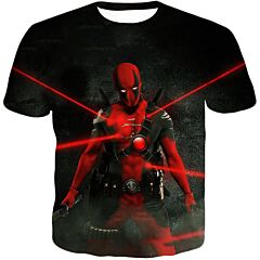 Indestructible Mutant Weapon X Project Deadpool Action Black T-Shirt DP056