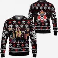 Ace Spade Pirates Ugly Christmas Sweater One Piece Hoodie Shirt