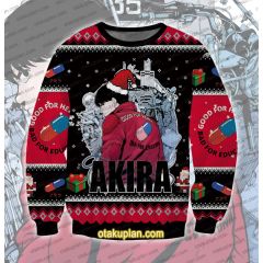 Akira Happy Pill Ugly Christmas Sweatshirt