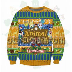 Animal Crossing Logo 3d Printed Ugly Christmas Sweatshirt
