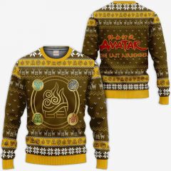 Avatar Airbender Ugly Christmas Sweatshirt Symbols Hoodie