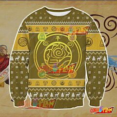Avatar The Last Airbender 0711 3D Print Ugly Christmas Sweatshirt