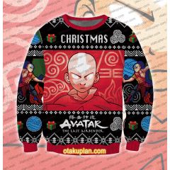 Avatar the Last Airbender Aang Ugly Christmas Sweatshirt