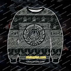 Battlestar Galactica 2111 3D Print Ugly Christmas Sweatshirt