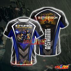 BattleTech A Game Of Armored Combat Blue T-shirt