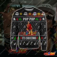 Bruno Mars Pop Pop 3D Print Ugly Christmas Sweatshirt
