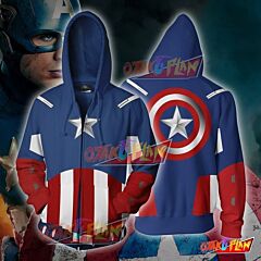 Captain America Avengers Cosplay Hoodie