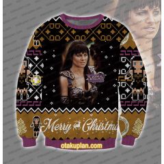 Chakram Xena Warrior Princess Ugly Christmas Sweatshirt