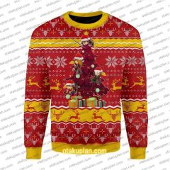 Chibi Harry Potter 3D Print Ugly Christmas Sweatshirt