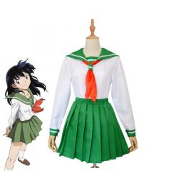 Anime Inuyasha Higurashi Kagome Cosplay Costume