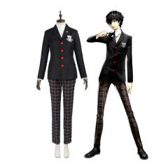 Anime Persona 5 Akira Kurusu Joker Uniforms Cosplay Costume