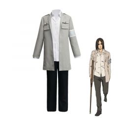Anime Attack on Titan 4 Season Eren Yaeger Uniform Set Cosplay Costumes