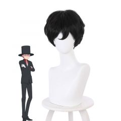 Anime The Duke of Death and His Maid Duke Black Short Cosplay Wigs