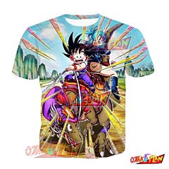 Dragon Ball The Original Golden Duo Goku (Youth) & Bulma (Youth) T-Shirt