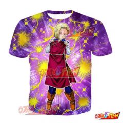 Dragon Ball Time for a Quick Break Android 18 T-Shirt
