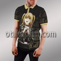 Death Note Misa Amane Custom Name Polo Shirt