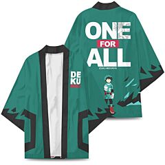 Deku One for all Kimono Custom Uniform Anime Clothes Cosplay Jacket