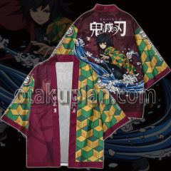 Demon Slayer Giyu Tomioka Kimono Anime Cosplay Jacket
