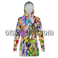 Dragon Ball Z All Characters Hoodie Dress
