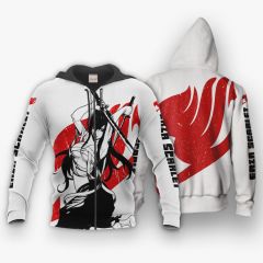 Fairy Tail Erza Scarlet Silhouette Hoodie Shirt
