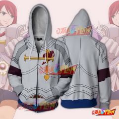 Fairy Tail Erza Zip Up Hoodie