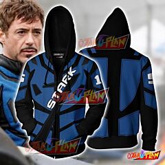 Iron Man (Tony Stark) Racing Suit Up Hoodie Cosplay Jacket Zip Up
