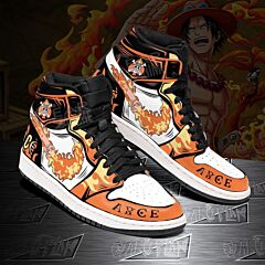Fire Fist Portgas D Ace Shoes Custom Made Anime One Piece Sneakers