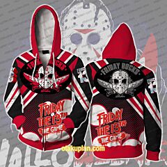 Friday the 13th Logo Zip Up Hoodie