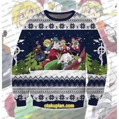 Fullmetal Alchemist Brotherhood Christmas 3D Printed Ugly Christmas Sweatshirt