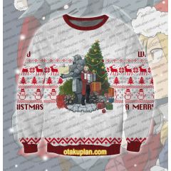 Fullmetal Alchemist Edward Elric 3D Printed Ugly Christmas Sweatshirt