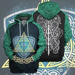 Game Legend of Zelda Viking Style all over print Hoodie / T-Shirt