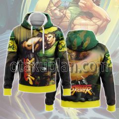 Guile Street Fighter Poster Hoodie