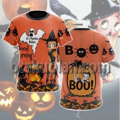Halloween Betty Boop Boo T-shirt