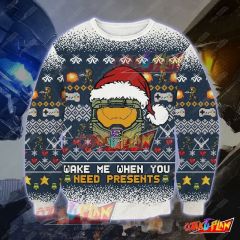 Halo 1810 3D Print Ugly Christmas Sweatshirt