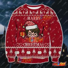 Harry Potter 1410 3D Print Ugly Christmas Sweatshirt