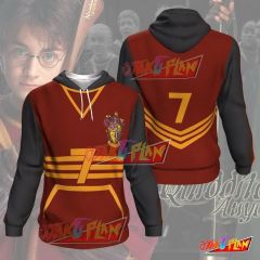 Harry Potter Quidditch All Over Print Pullover Hoodie