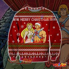 He-Man & She-Ra 3D Print Ugly Christmas Sweatshirt