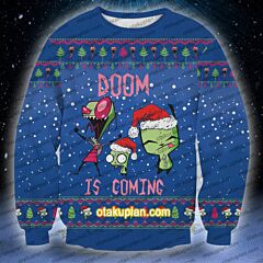 Invader Zim Doom 2408 Christmas Sweatshirt