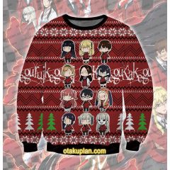 Kakegurui Chibi Gamblers 3D Printed Ugly Christmas Sweatshirt